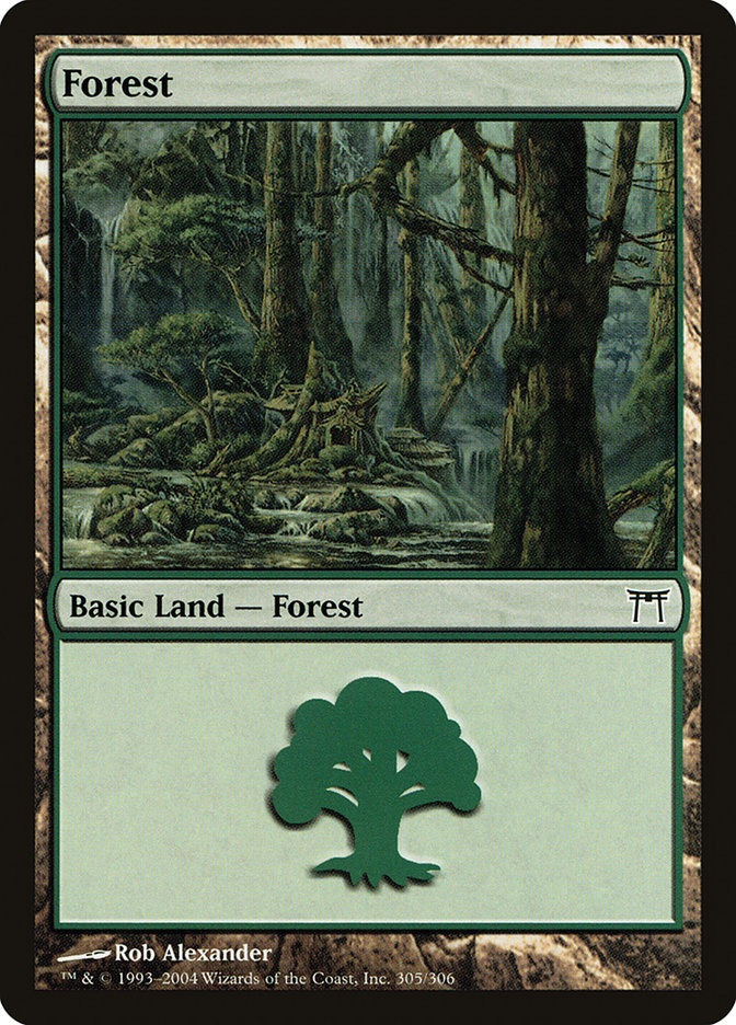 Magic | Forest (305) [Champions of Kamigawa] | The Nerd Merchant