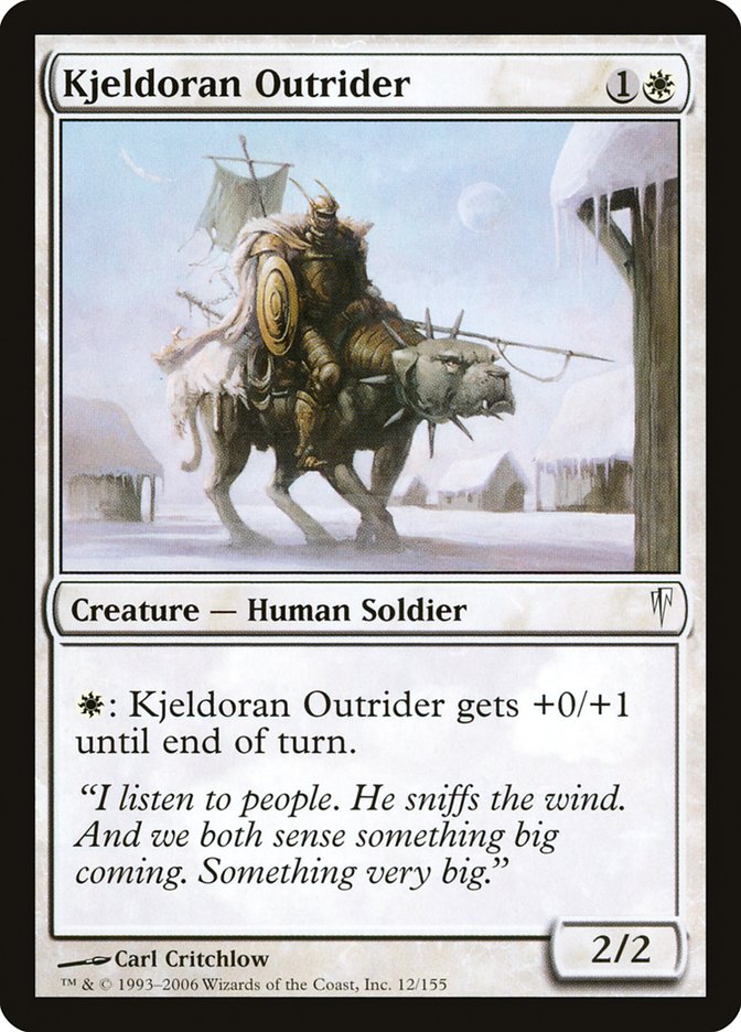 Magic | Kjeldoran Outrider [Coldsnap] | The Nerd Merchant