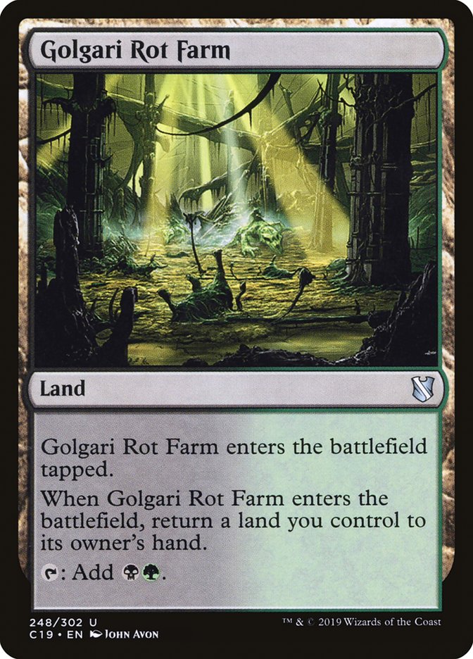 Magic | Golgari Rot Farm [Commander 2019] | The Nerd Merchant