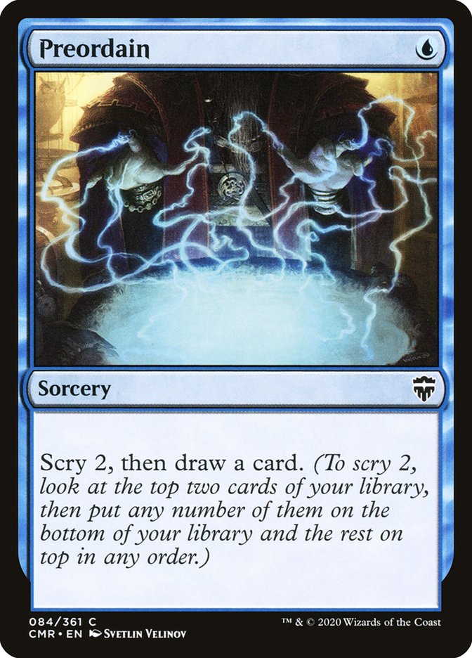 Magic | Preordain [Commander Legends] | The Nerd Merchant