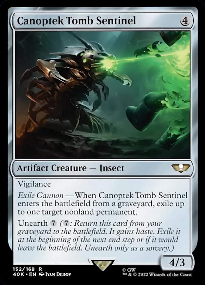 Magic | Canoptek Tomb Sentinel (Surge Foil) [Warhammer 40,000] | The Nerd Merchant