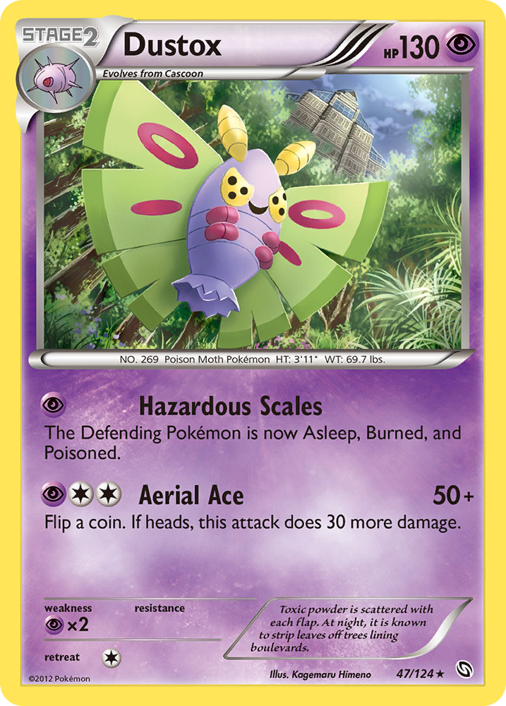 Pokemon | Dustox (47/124) [Black & White: Dragons Exalted] | The Nerd Merchant