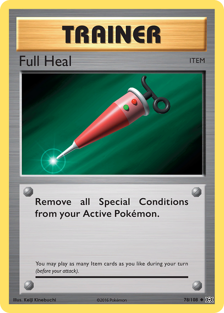 Pokemon | Full Heal (78/108) [XY: Evolutions] | The Nerd Merchant