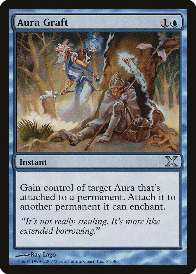 Magic | Aura Graft [Tenth Edition] | The Nerd Merchant