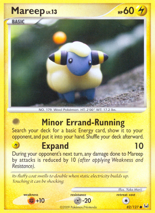 Pokemon | Mareep (82/127) [Platinum: Base Set] | The Nerd Merchant