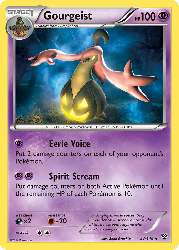Pokemon | Gourgeist (57/146) [XY: Base Set] | The Nerd Merchant