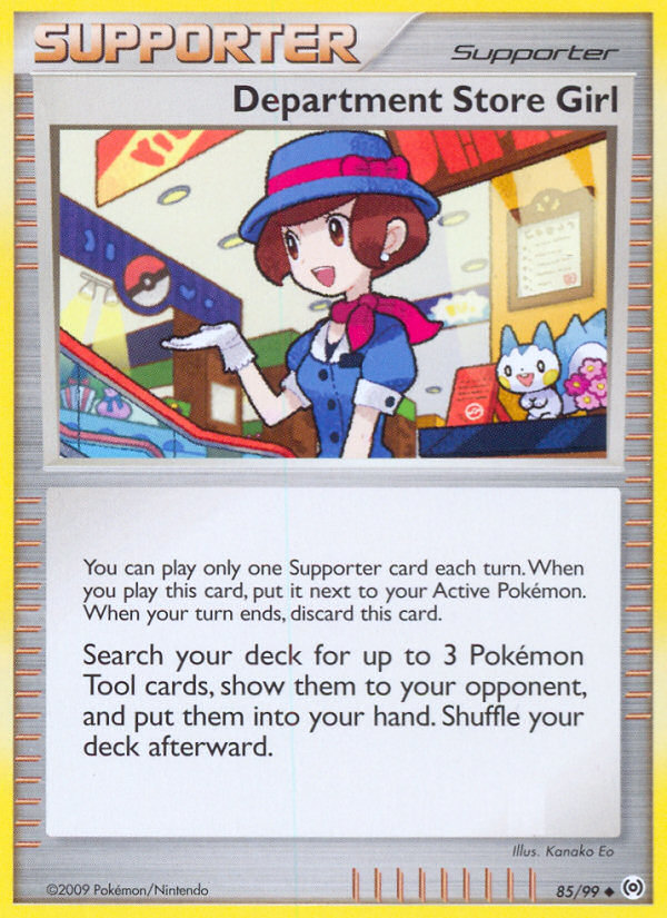 Pokemon | Department Store Girl (85/99) [Platinum: Arceus] | The Nerd Merchant