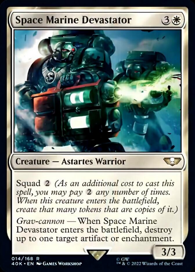 Magic | Space Marine Devastator [Warhammer 40,000] | The Nerd Merchant