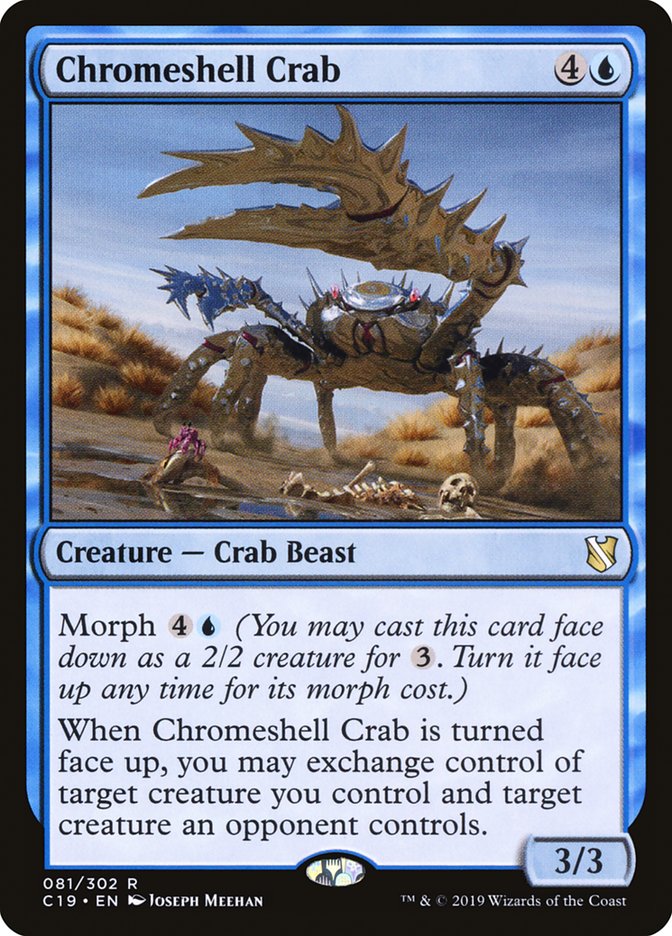 Magic | Chromeshell Crab [Commander 2019] | The Nerd Merchant