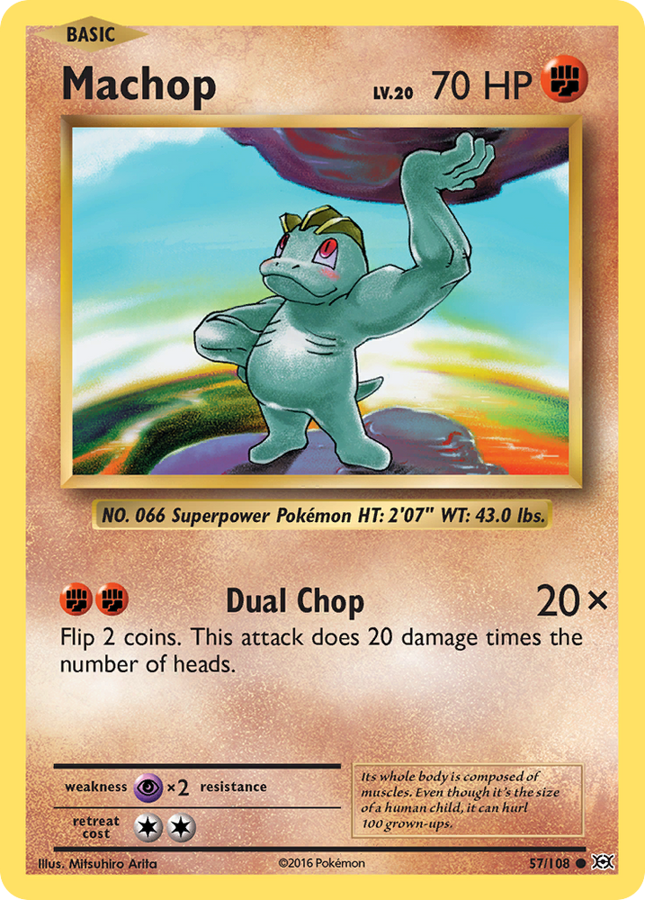 Pokemon | Machop (57/108) [XY: Evolutions] | The Nerd Merchant