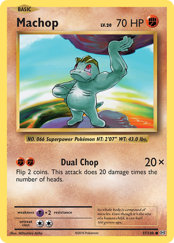 Pokemon | Machop (57/108) [XY: Evolutions] | The Nerd Merchant