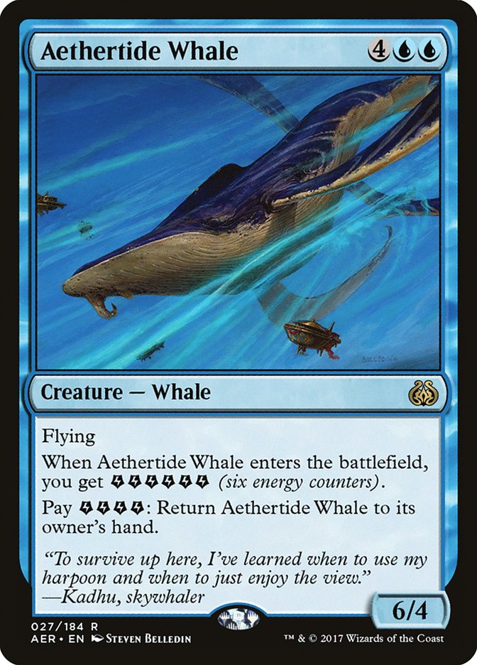 Magic | Aethertide Whale [Aether Revolt] | The Nerd Merchant