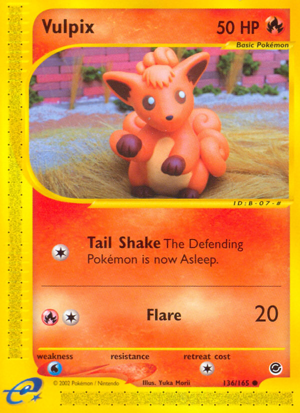 Pokemon | Vulpix (136/165) [Expedition: Base Set] | The Nerd Merchant