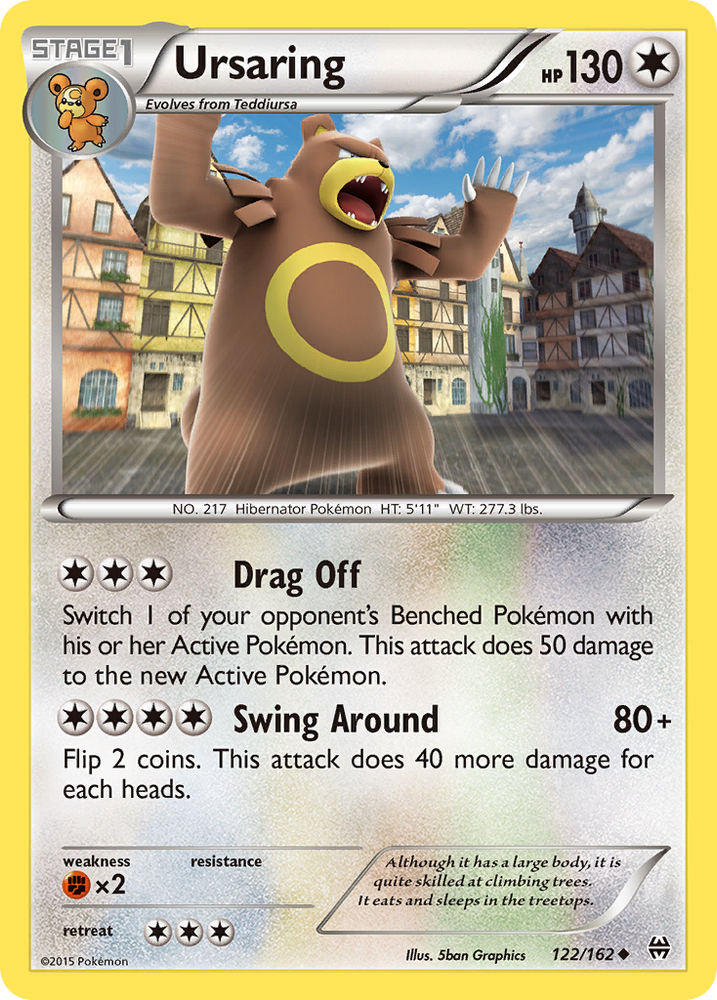 Pokemon | Ursaring (122/162) [XY: BREAKthrough] | The Nerd Merchant