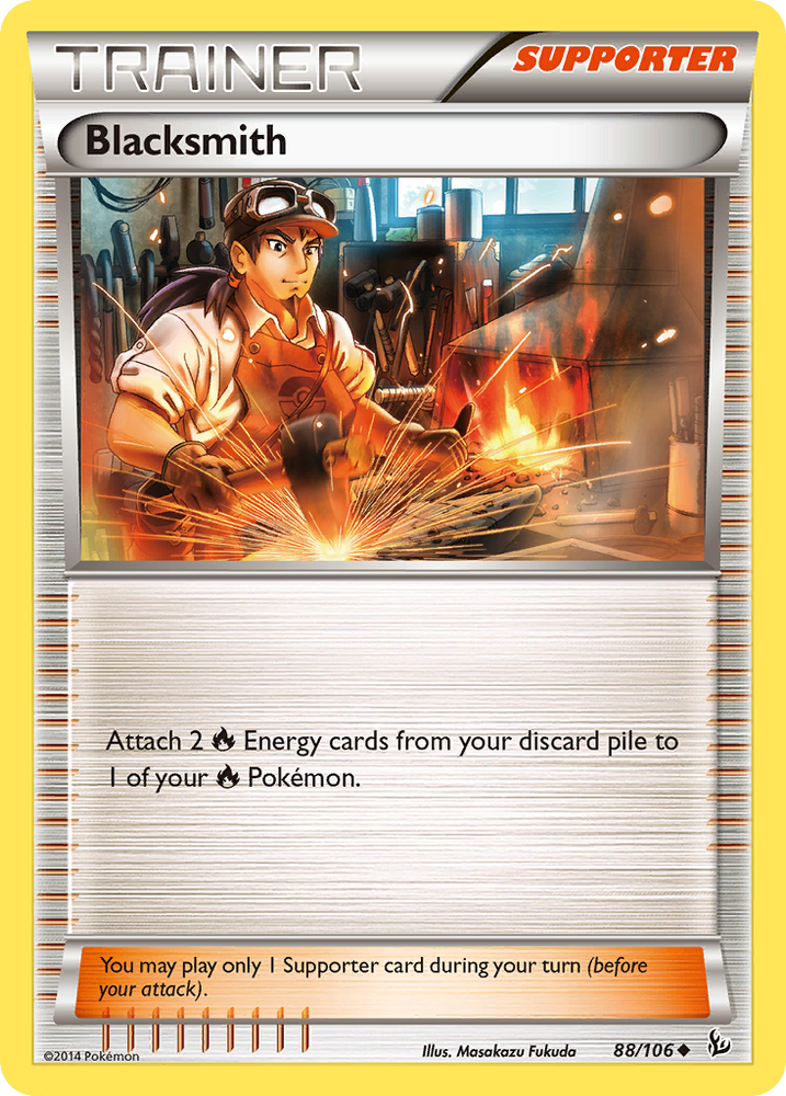Pokemon | Blacksmith (88/106) [XY: Flashfire] | The Nerd Merchant