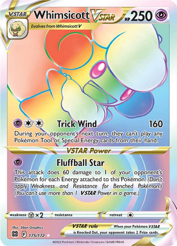 Pokemon | Whimsicott VSTAR (175/172) [Sword & Shield: Brilliant Stars] | The Nerd Merchant