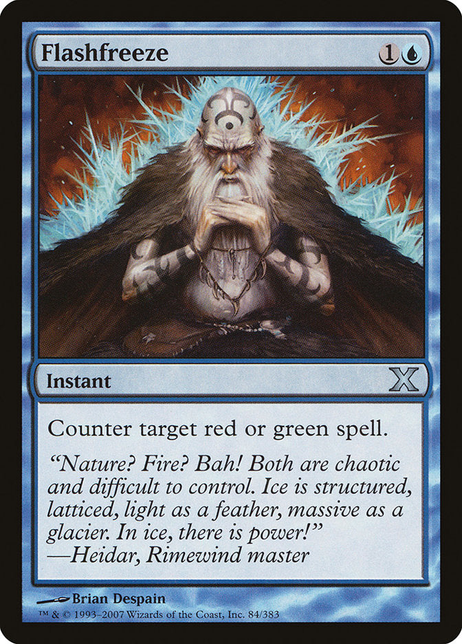 Magic | Flashfreeze [Tenth Edition] | The Nerd Merchant