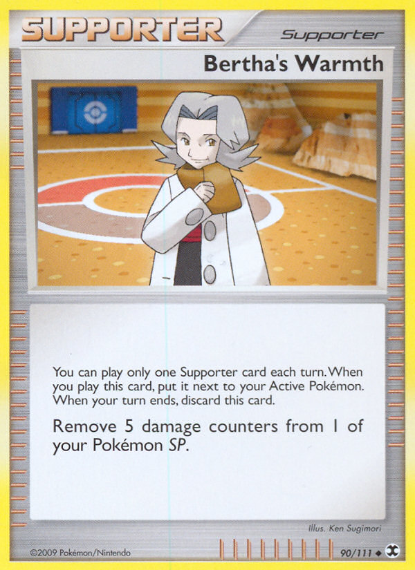 Pokemon | Bertha's Warmth (90/111) [Platinum: Rising Rivals] | The Nerd Merchant