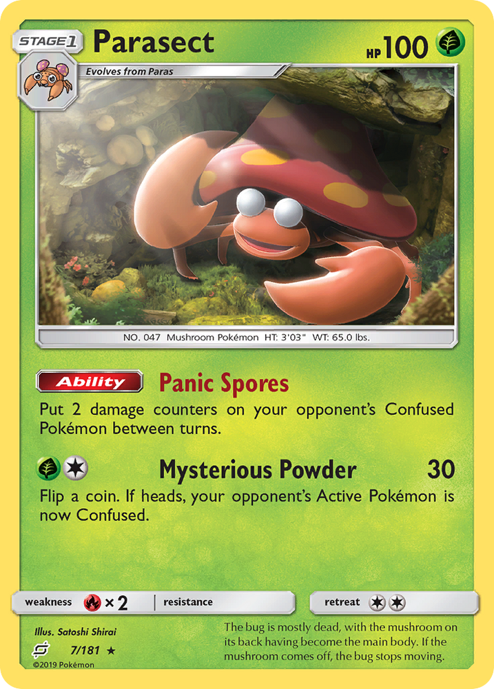 Pokemon | Parasect (7/181) [Sun & Moon: Team Up] | The Nerd Merchant
