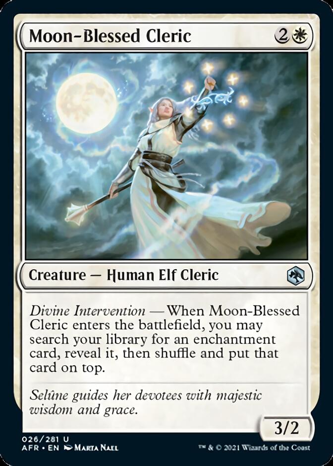 Magic | Moon-Blessed Cleric [Dungeons & Dragons: Adventures in the Forgotten Realms] | The Nerd Merchant