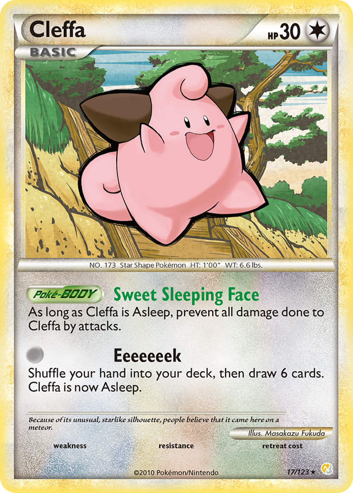 Pokemon | Cleffa (17/123) [HeartGold & SoulSilver: Base Set] | The Nerd Merchant