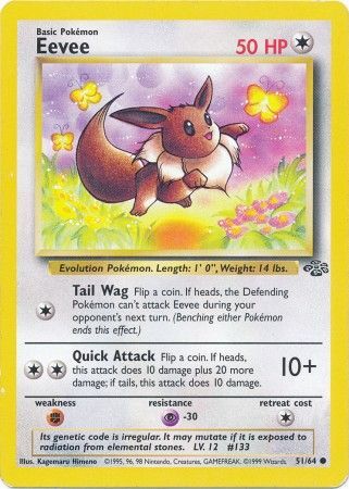 Pokemon | Eevee (51/64) [Jungle Unlimited] | The Nerd Merchant