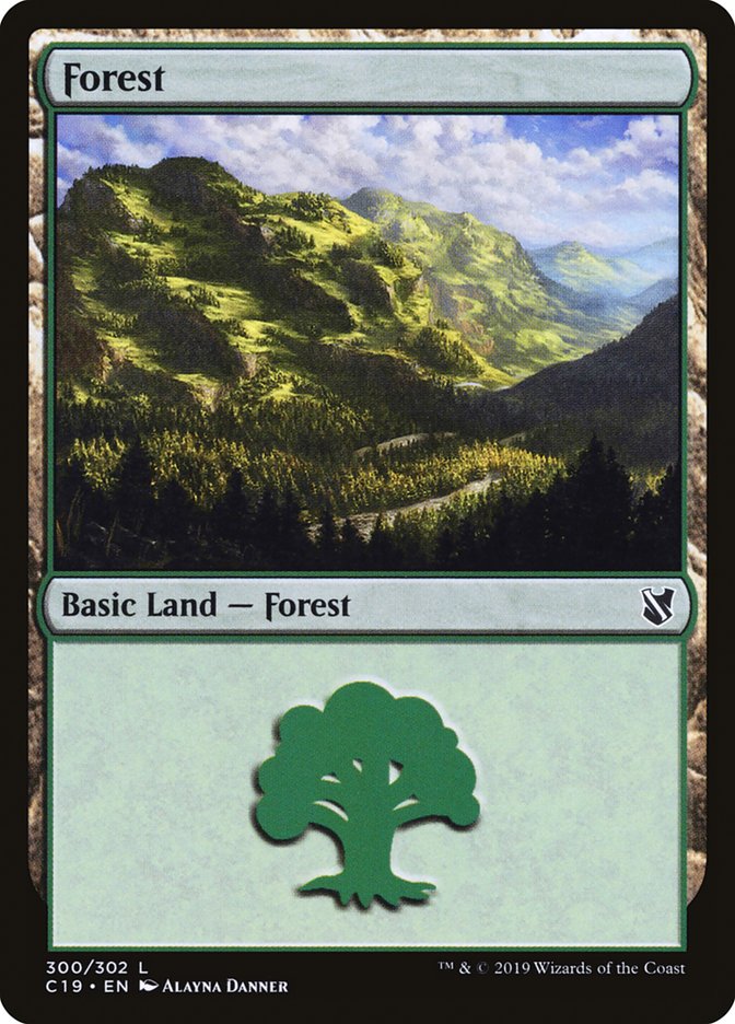 Magic | Forest (300) [Commander 2019] | The Nerd Merchant