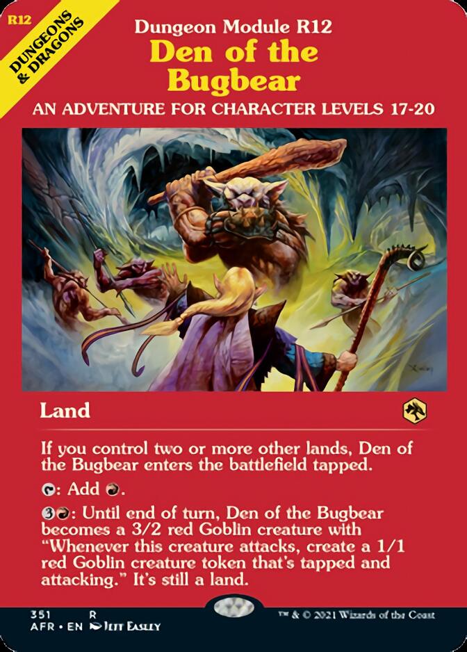 Magic | Den of the Bugbear (Dungeon Module) [Dungeons & Dragons: Adventures in the Forgotten Realms] | The Nerd Merchant