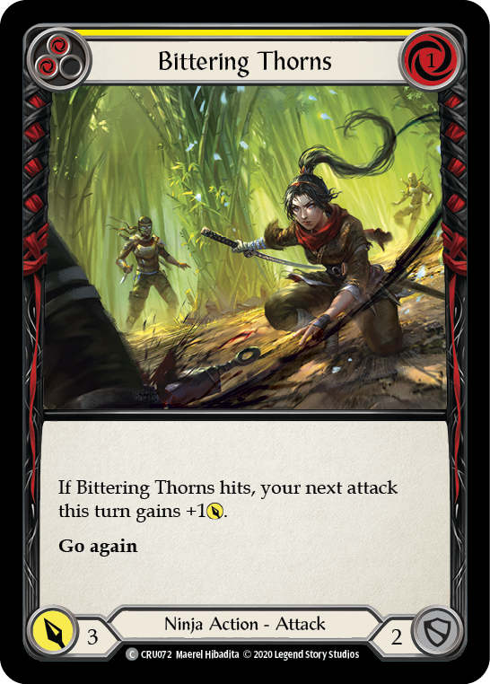 Flesh and Blood TCG | Bittering Thorns [CRU072] (Crucible of War)  1st Edition Normal | The Nerd Merchant