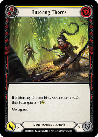 Flesh and Blood TCG | Bittering Thorns [CRU072] (Crucible of War)  1st Edition Normal | The Nerd Merchant