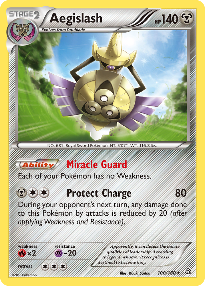 Pokemon | Aegislash (100/160) [XY: Primal Clash] | The Nerd Merchant