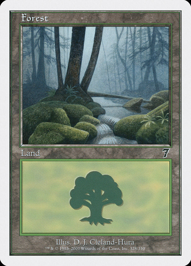 Magic | Forest (328) [Seventh Edition] | The Nerd Merchant