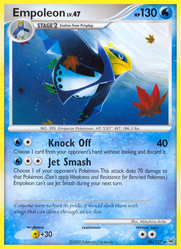 Pokemon | Empoleon (26/127) [Platinum: Base Set] | The Nerd Merchant