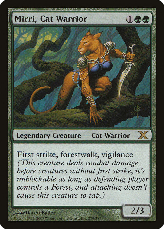 Magic | Mirri, Cat Warrior [Tenth Edition] | The Nerd Merchant