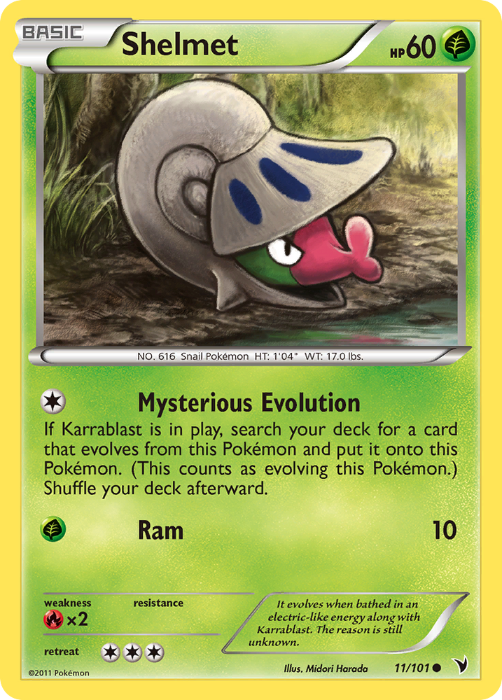 Pokemon | Shelmet (11/101) [Black & White: Noble Victories] | The Nerd Merchant