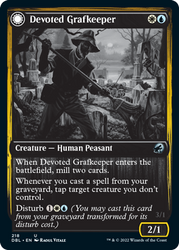 Magic | Devoted Grafkeeper // Departed Soulkeeper [Innistrad: Double Feature] | The Nerd Merchant