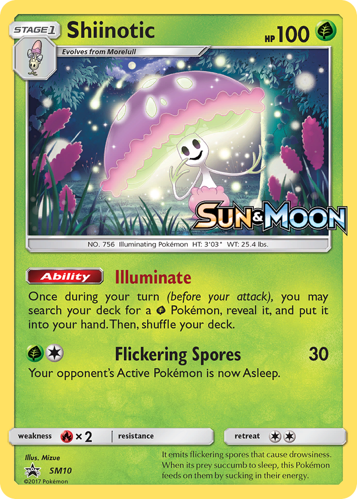 Pokemon | Shiinotic (SM10) [Sun & Moon: Black Star Promos] | The Nerd Merchant