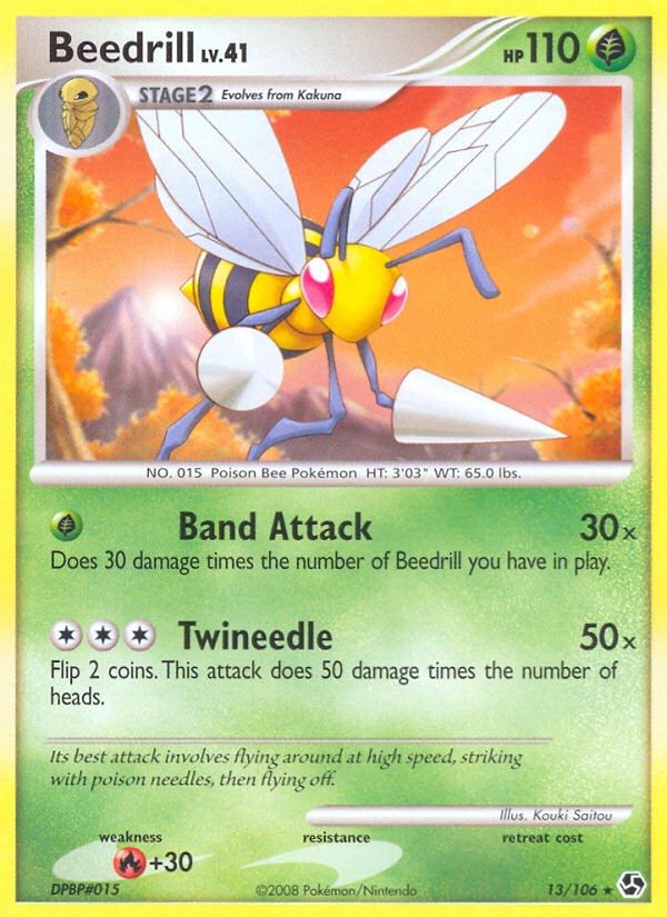 Pokemon | Beedrill (13/106) [Diamond & Pearl: Great Encounters] | The Nerd Merchant