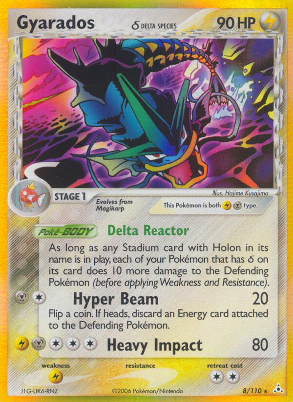 Pokemon | Gyarados (8/110) (Delta Species) [EX: Holon Phantoms] | The Nerd Merchant