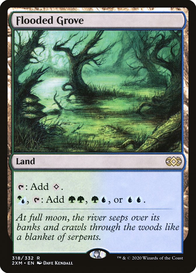 Magic | Flooded Grove [Double Masters] | The Nerd Merchant