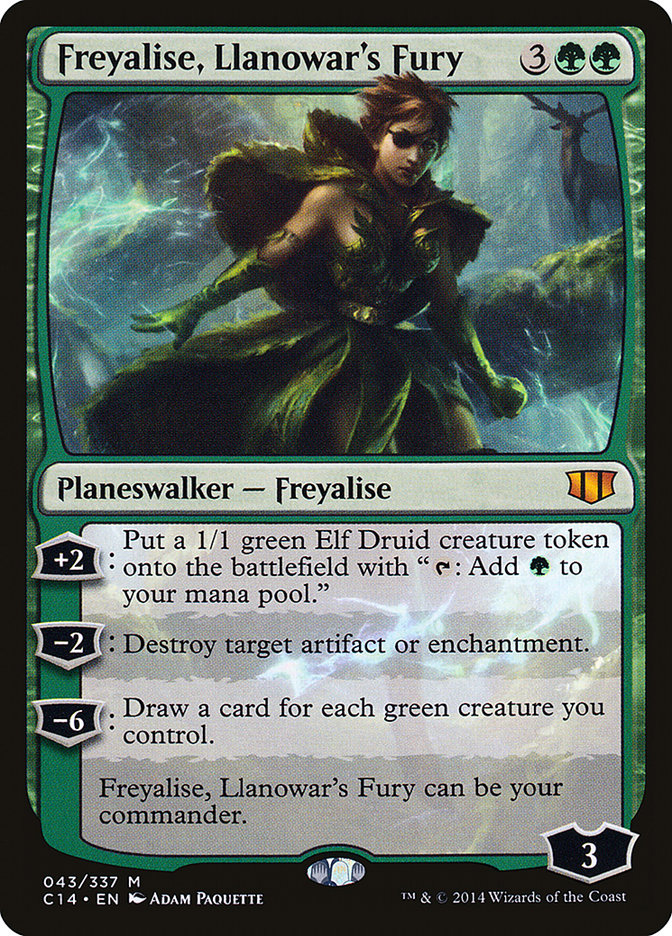 Magic | Freyalise, Llanowar's Fury [Commander 2014] | The Nerd Merchant