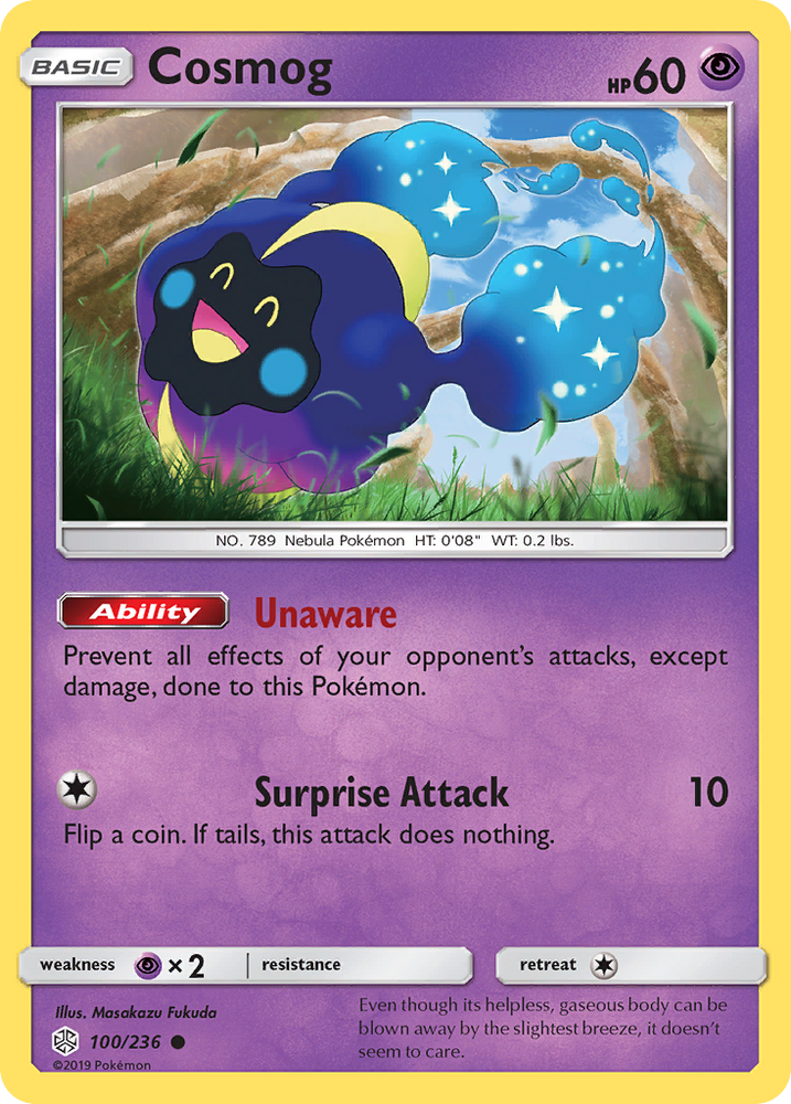 Pokemon| Cosmog (100/236) [Sun & Moon: Cosmic Eclipse] | The Nerd Merchant