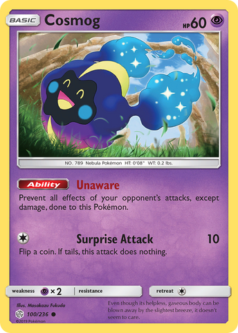 Pokemon| Cosmog (100/236) [Sun & Moon: Cosmic Eclipse] | The Nerd Merchant
