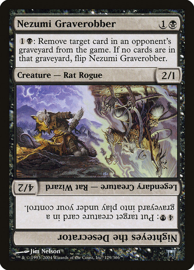 Magic | Nezumi Graverobber // Nighteyes the Desecrator [Champions of Kamigawa] | The Nerd Merchant
