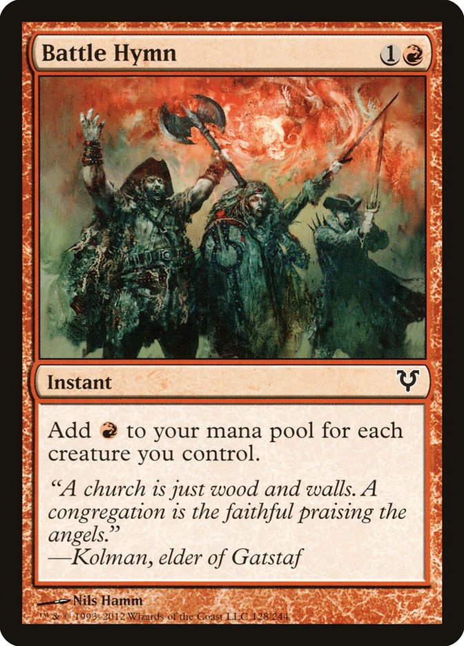 Magic | Battle Hymn [Avacyn Restored] | The Nerd Merchant