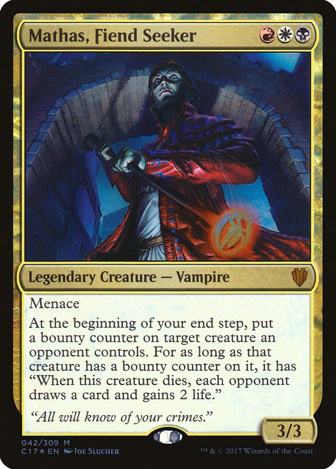 Magic | Mathas, Fiend Seeker [Commander 2017] | The Nerd Merchant