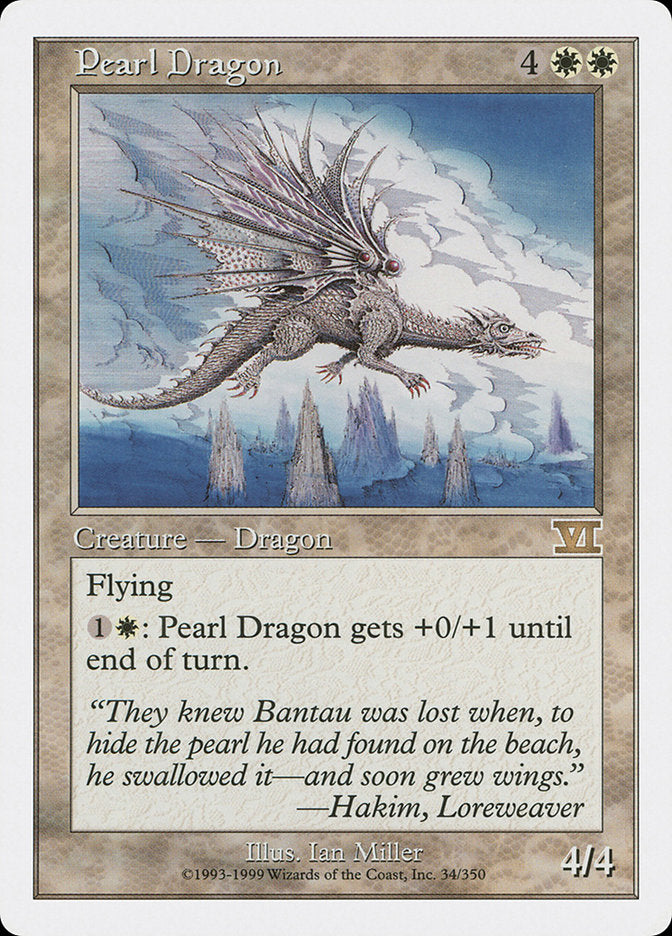 Magic | Pearl Dragon [Classic Sixth Edition] | The Nerd Merchant