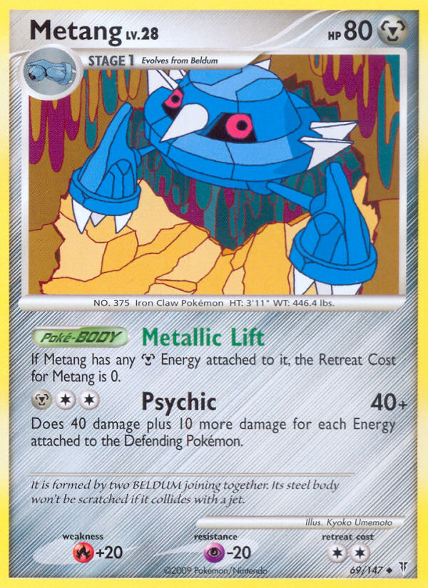 Pokemon | Metang (69/147) [Platinum: Supreme Victors] | The Nerd Merchant