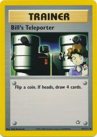 Pokemon | Bill's Teleporter (91/111) [Neo Genesis Unlimited] | The Nerd Merchant
