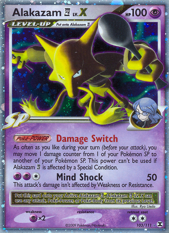 Pokemon | Alakazam LV.X (103/111) [Platinum: Rising Rivals] | The Nerd Merchant